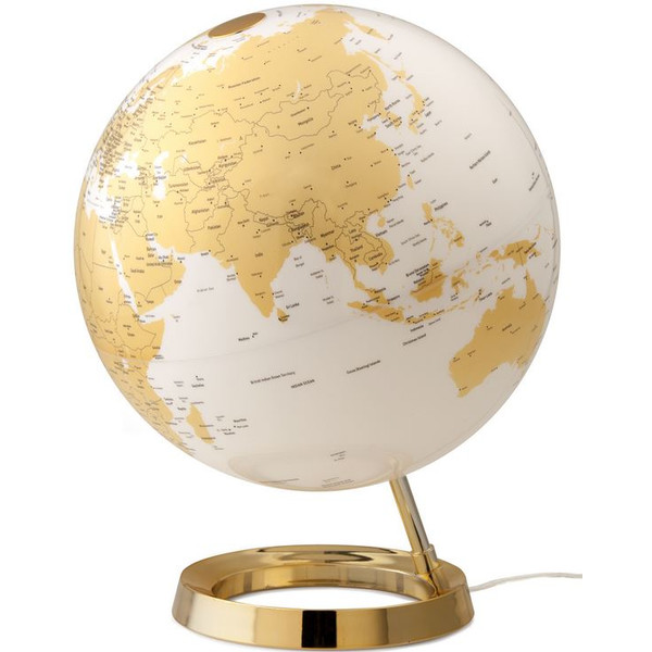 Räthgloben 1917 Globe lumineux , couleur dorée 30cm