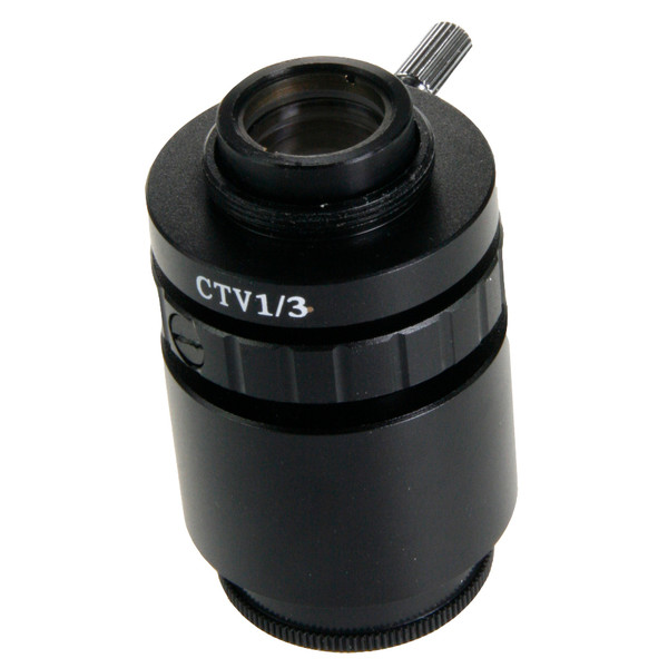 Euromex Kamera-Adapter Fotoadapter NZ.9833, C-Mount, 0.33x Linse für 1/3"