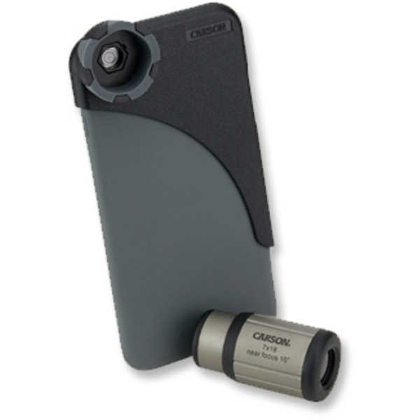Monoculaire Carson HookUpz 7x18 Mono avec adaptateur smartphone iPhone 6