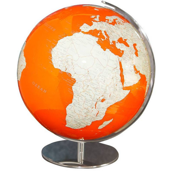 Globe Columbus Artline orange Swarovski Zirkonia 34cm