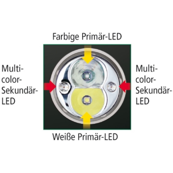 Nitecore Lampe de poche Chameleon CB6 blanc/bleu