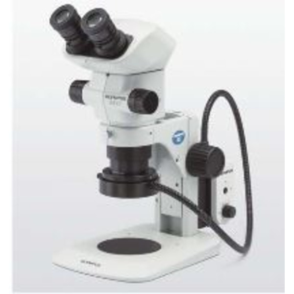 Microscope stéréo zoom Evident Olympus SZX7, bino, 0.8x-5.6x pour éclairage annulaire