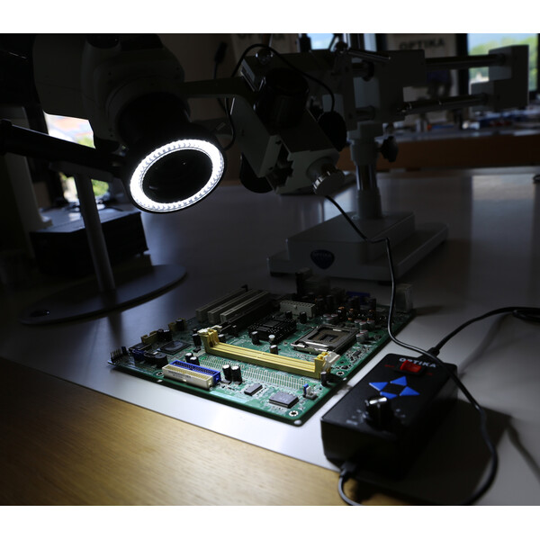 Optika Eclairage annulaire CL-16.1, LED à luminosité réglable