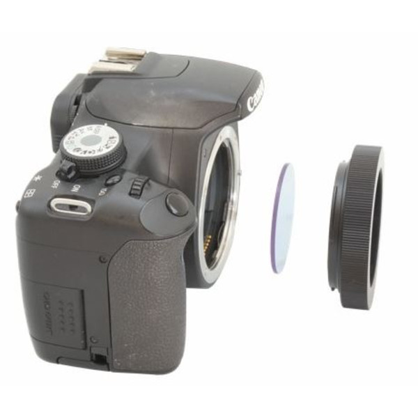 Adaptateur appareil-photo PrimaLuceLab Bague T2 Canon EOS avec support filtre 2"