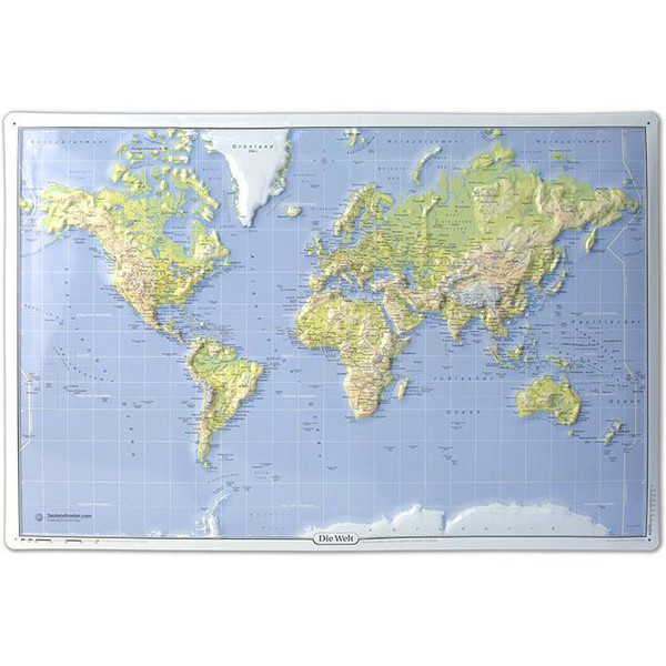 Mappemonde Kober-Kümmerly+Frey 3D Magnetic World Map, M 1:73 Mio.