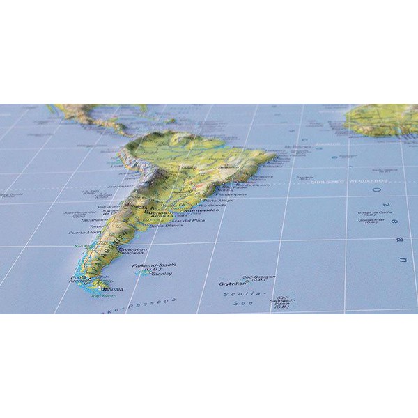 Mappemonde Stellanova 3D Magnetic World Map, M 1:73 Mio.
