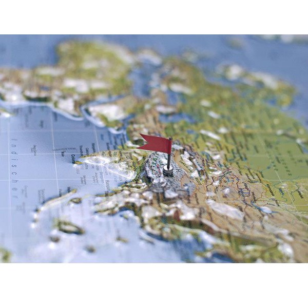 Mappemonde Stellanova 3D Magnetic World Map, M 1:73 Mio.