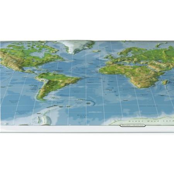 Mappemonde Kober-Kümmerly+Frey 3D Magnetic World Map, M 1:62 Mio.