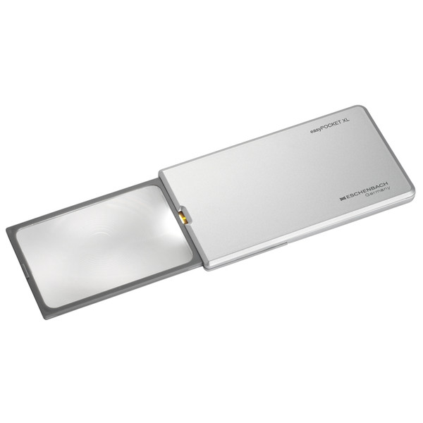 Eschenbach Lupe easyPocket XL 75x50mm 2,5x silber