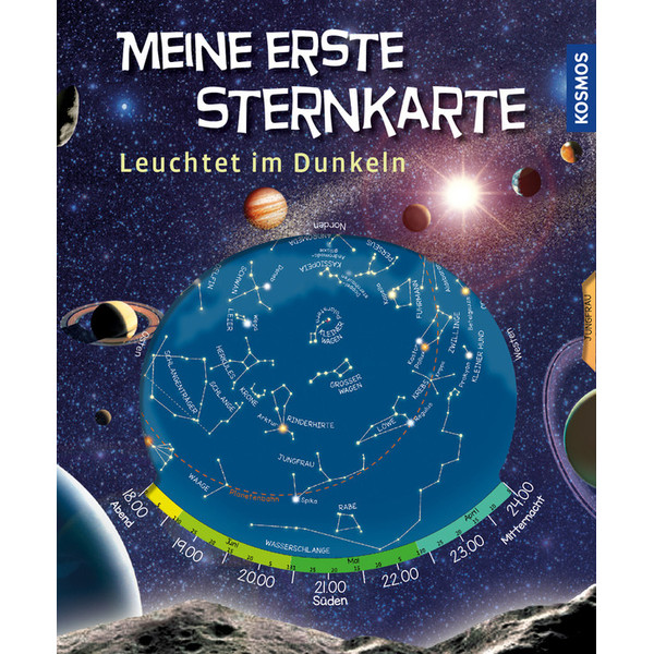 Carte du ciel Kosmos Verlag Meine erste Sternkarte