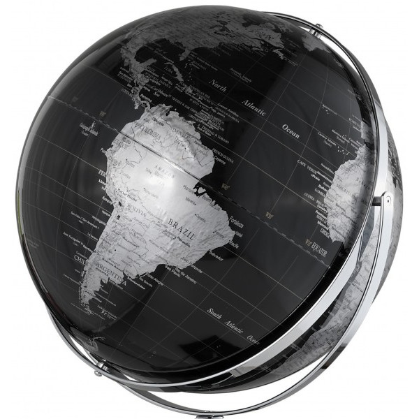Globe sur pied TROIKA Worldtrophy Black 43cm