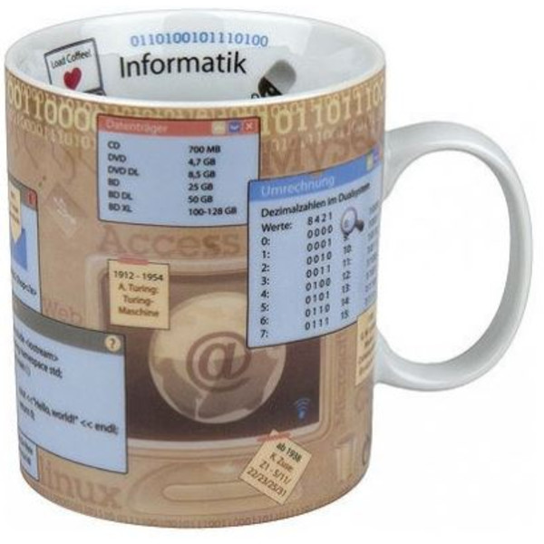 Tasse Könitz Mugs of Knowledge Computer Science