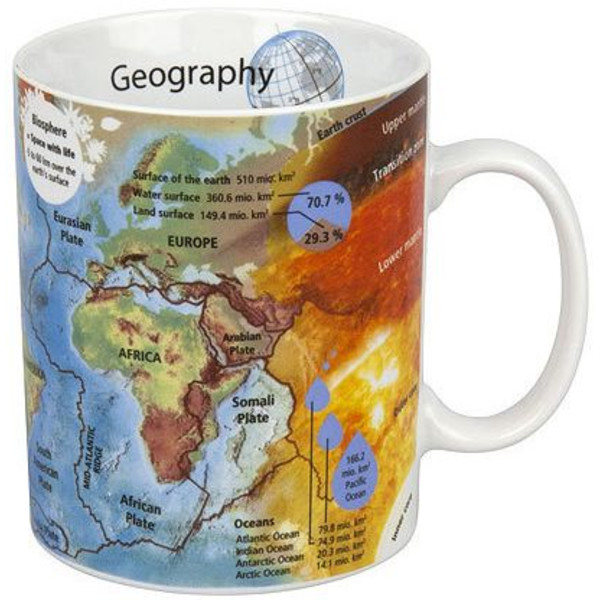 Könitz Tasse Mugs of Knowledge Geography