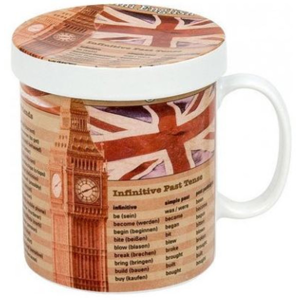 Könitz Tasse Wissensbecher für Teetrinker Mini English Course