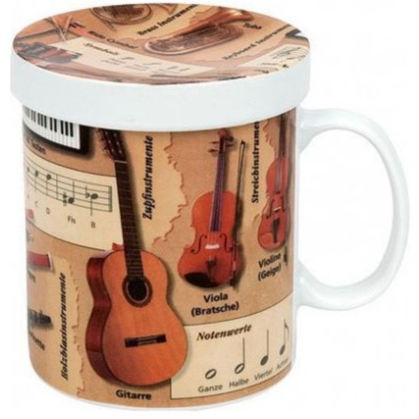 Könitz Tasse Wissensbecher für Teetrinker Musik