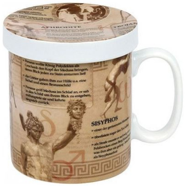 Könitz Tasse Wissensbecher für Teetrinker Mythologie