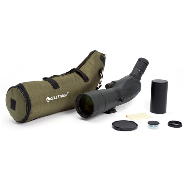 Longue-vue Celestron 16-48x65 TrailSeeker vision inclinée