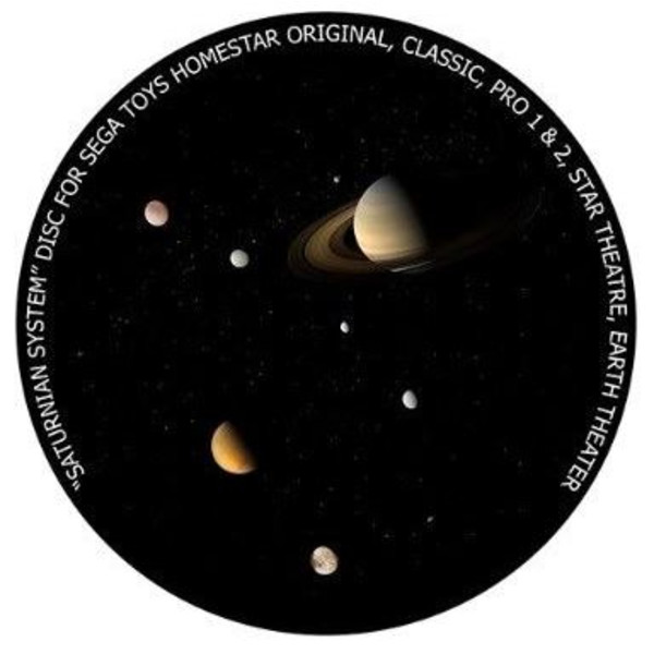 Redmark Dia für das Sega Homestar Planetarium Saturn-System