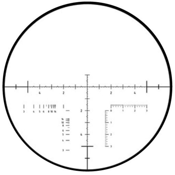 Longue-vue Minox MD 80 ZR 20-60x, Reticle