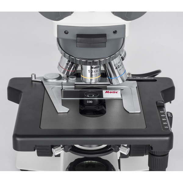 Motic Mikroskop BA410 Elite, trino, Hal, 50W, 40x-1000x