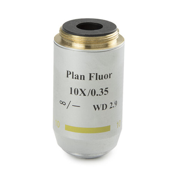 Objectif Euromex 86.552, 10x/0,30, w.d. 15 mm, PL-FL IOS , plan, fluarex (Oxion)