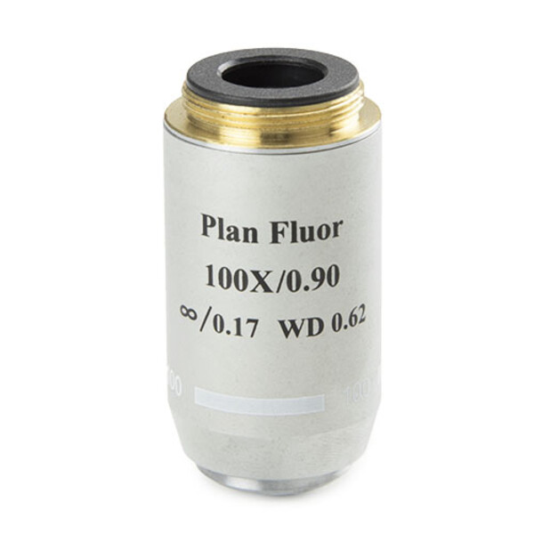Objectif Euromex 86.558, S100x/0,90, w.d. 0,19 mm, PL-FL IOS , plan, fluarex (Oxion)