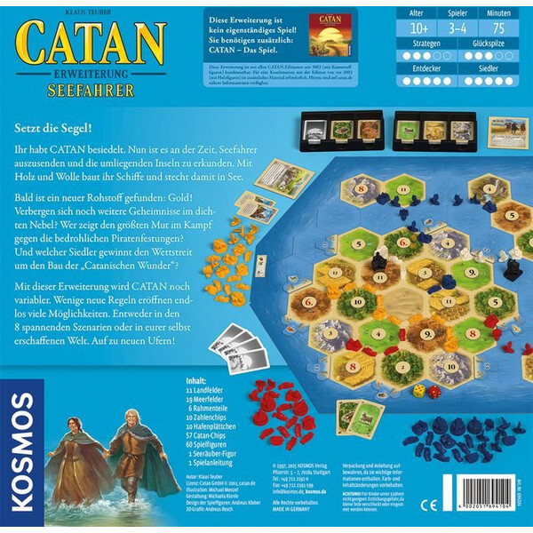 Kosmos Verlag Die Siedler von Catan (Les colons de Catan) - extension Navigateurs