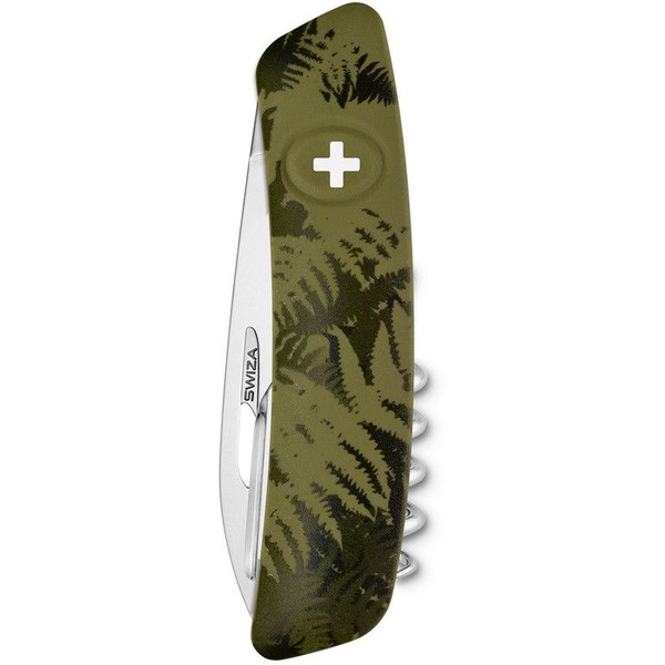 Couteaux SWIZA Couteau de poche suisse C01 SILVA Camo Farn kaki