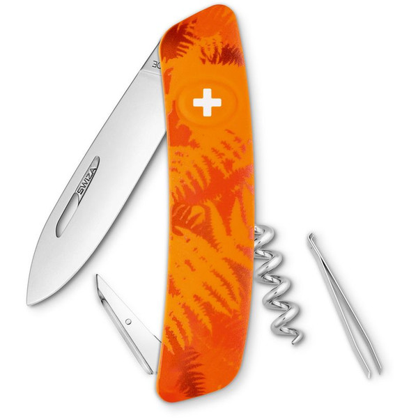 Couteaux SWIZA Couteau de poche suisse C01 FILIX Camo Farn Orange