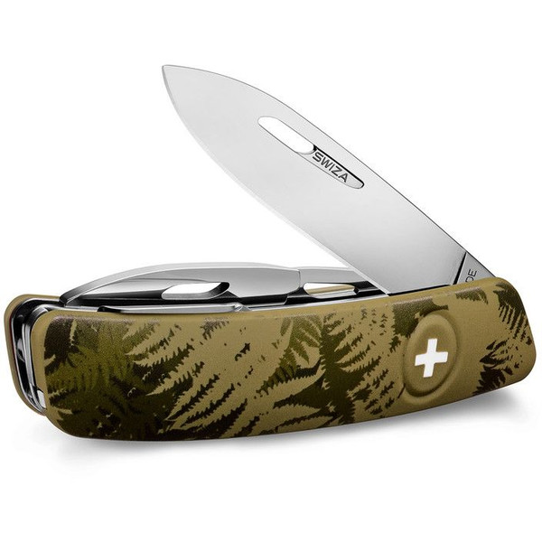 SWIZA Schweizer Taschenmesser C03 SILVA Camo Farn Khaki