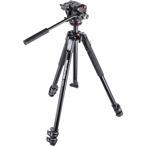 Manfrotto Aluminium-Dreibeinstativ MK190X3-2W mit 2-Wegeneiger