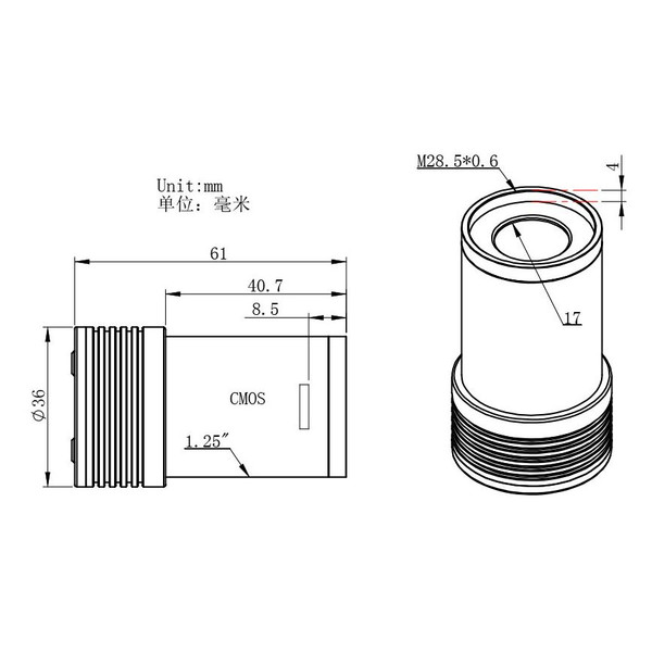 Caméra ZWO ASI 290 MM Mini Mono