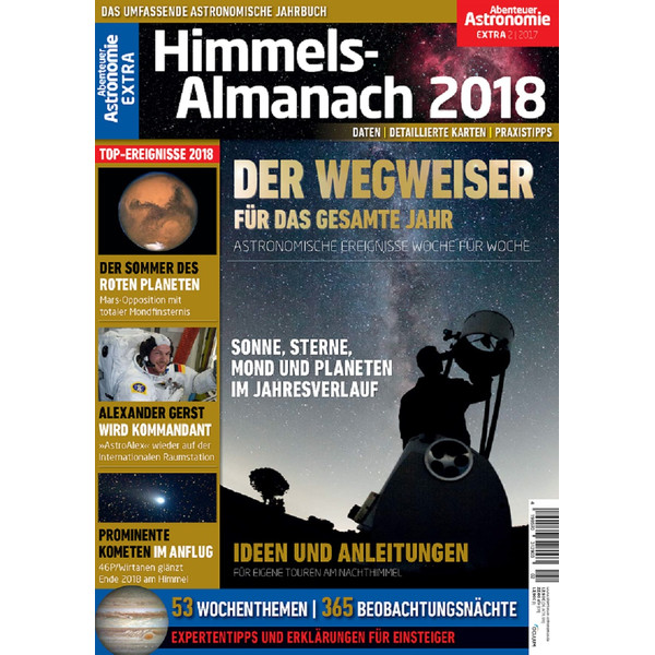 Oculum Verlag Jahrbuch Abenteuer Astronomie EXTRA Himmels-Almanach 2018