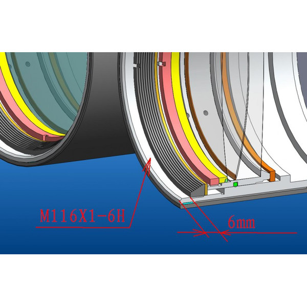APM Fernglas 100mm Semi-Apo 90° 1,25"