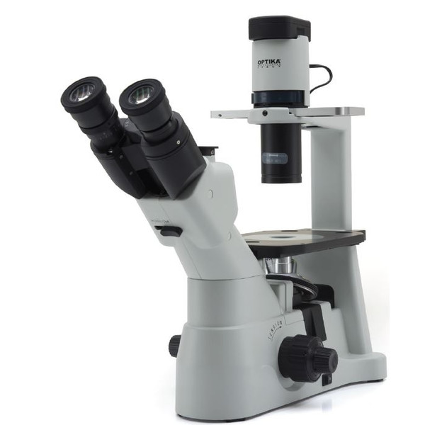 Microscope inversé Optika Mikroskop IM-3IVD, trino, invers, phase, IOS LWD W-PLAN, 100x-400x, EU, IVD