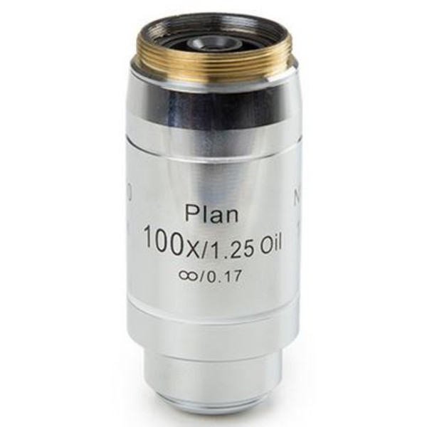 Euromex Objektiv 100x/1,25, plan, EIS, infinity, Öl, Feder,  w.d. 0,2 mm, 60 mm, DX.7200 (Delphi-X)