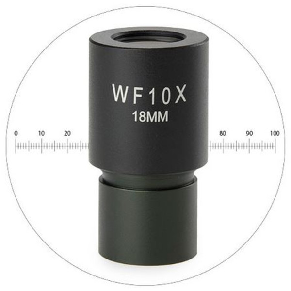Euromex Messokular WF 10x/18 mm Mikrometer, MB.6010-M (MicroBlue)