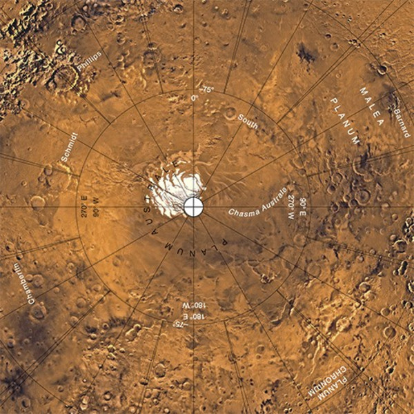 Globe Sky-Publishing Mars