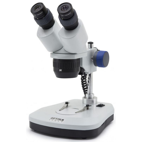 Microscope stéréoscopique Optika 10x, 30x, à colonne, SFX-32