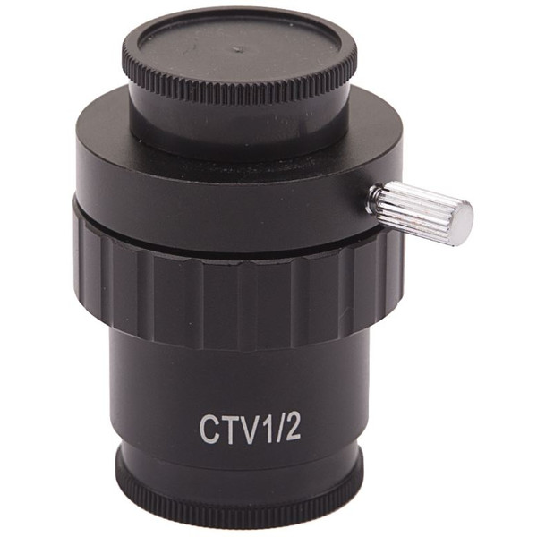 Optika Adaptateur monture C ST-419, pour capteur 1/2", 0.5x, avec mise au point (LAB 30)