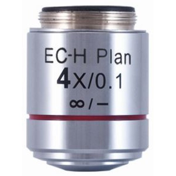 Motic Objektiv EC-H PL, CCIS, plan, achro, 4x/0.1,  w.d. 15.9mm (BA-410 Elite)