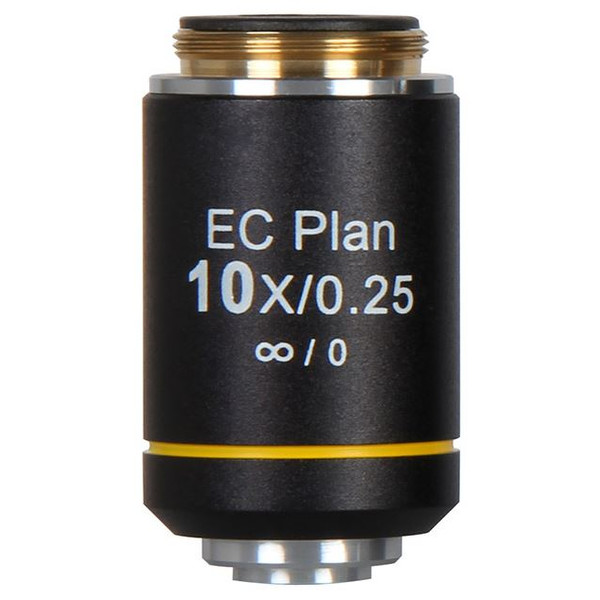 Motic Objectif EC PL, CCIS, plan, achro, NGC, 10x/0,25 distance de travail 4,45 mm (BA-310 Elite)