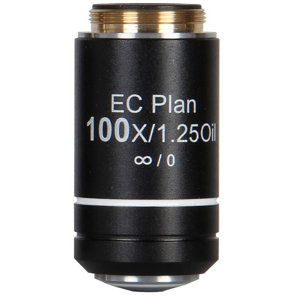 Objectif Motic EC PL CCIS, plan, achro, NGC 100x/1.25, S, Oil w.d. 0.15mm (BA-310 Elite)