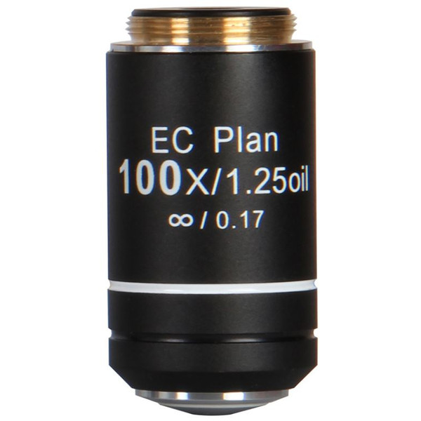 Objectif Motic EC PL, CCIS, plan, achro, 100x/1.2, S, Oil w.d. 0.15mm