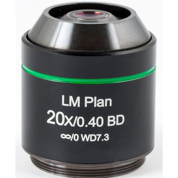Motic Objektiv LM BD PL, CCIS, LM, plan, achro, BD 20x/0.4 w.d.7.3mm (AE2000 MET)
