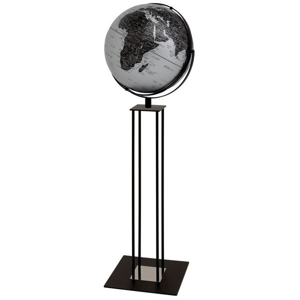 Globe sur pied emform Worldtrophy Matt Silver 42,5cm