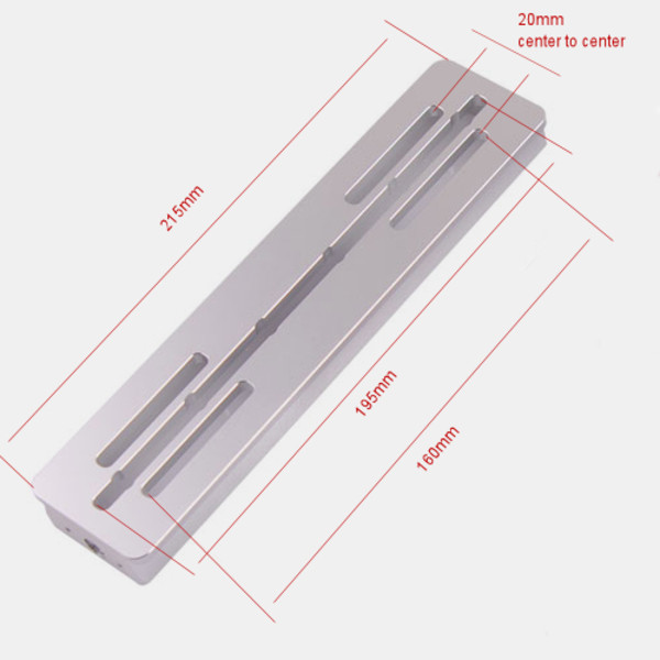 ASToptics Vixen-Style Prismenschiene 215mm mit 50mm Fläche (silber)