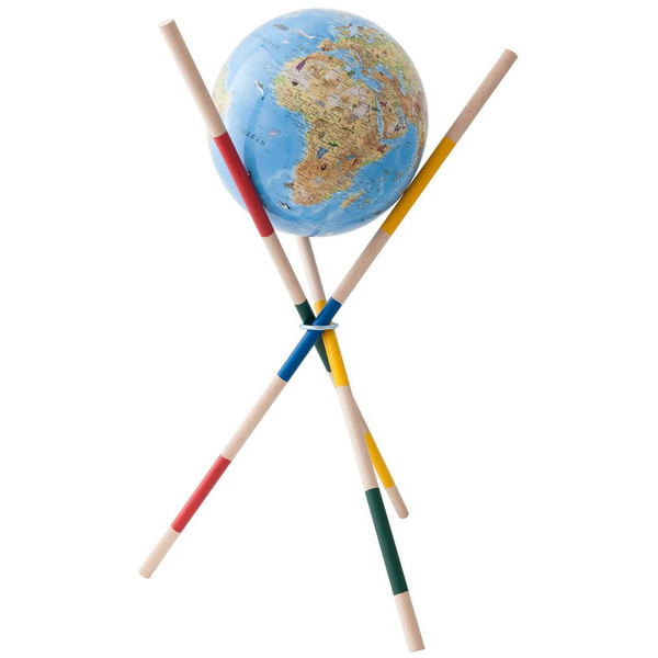 Globe pour enfants Columbus Mikado 34 cm avec stylo découverte