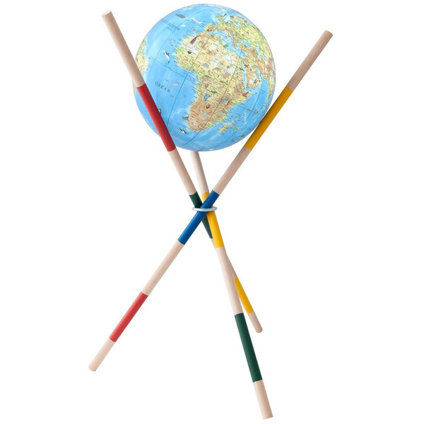 Globe pour enfants Columbus Mikado 34 cm avec stylo découverte