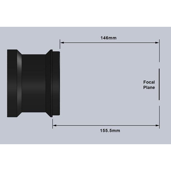 Starizona Reducer/Komakorrektor Celestron C11/C14 SCT II LF Large Format 0,63x